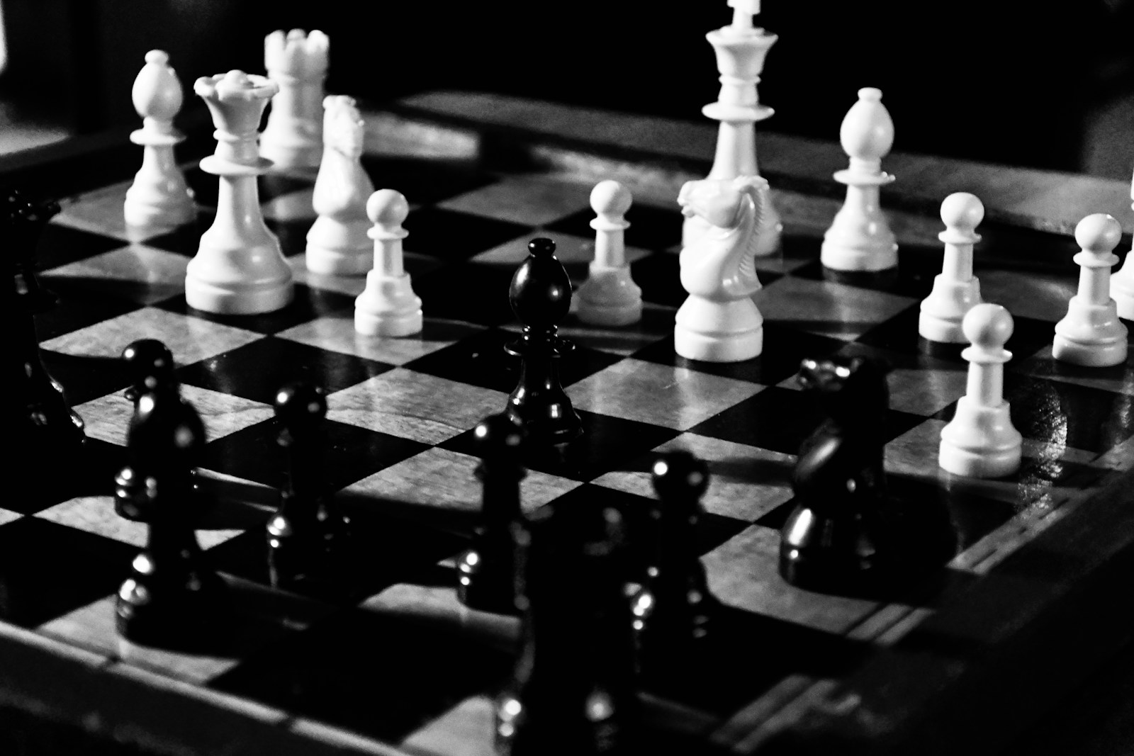 a chess board with a chessboard